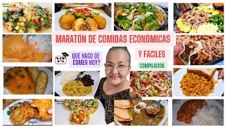 ✅️MARATÓN DE COMIDAS ECONÓMICAS Y FÁCILES20 RECETAS PARA MEDIO DÍACOMPILACIÓN [upl. by Emory]