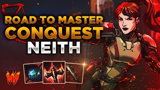 NEITH EL ADC MAS INFRAVALORADO Warchi  Smite Road to Master Conquest S11 [upl. by Nevet]