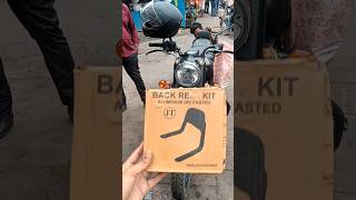 Royal Enfield Classic 350 Rebon Back Rest shortsfeeds bullet growth grow explorepage [upl. by Udele]