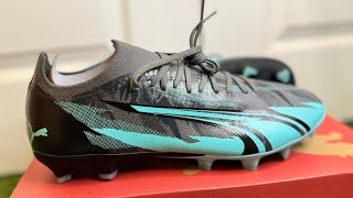 Puma Ultra Match FGAG Boots Review  Unboxing amp On Feet ASMR  Puma Rush Pack [upl. by Ennahs]