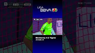 Monterrey vs Tigres  Resumen Goles  Jornada 12  Liga BBVA MX [upl. by Ecirtak]