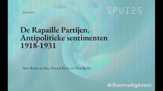 De Rapaille Partijen Antipolitieke sentimenten 19181931 [upl. by Geller]