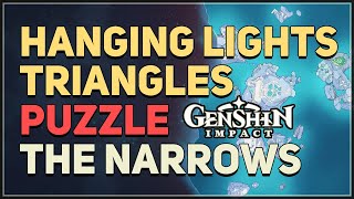 The Narrows Hanging Lights Triangles Puzzle Genshin Impact [upl. by Annabela]