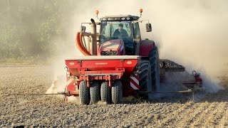 Semis de Ray grass  Massey ferguson 8460 amp combiné Vicon  SARL Praud DT [upl. by Adonis]