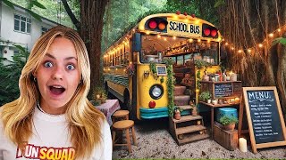 BUILDING a SECRET ROOM in a SCHOOL BUS [upl. by Wanda540]