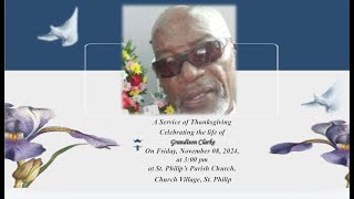 THE FUNERAL SERVICE OF GRANDISON CLARKE [upl. by Gweneth640]