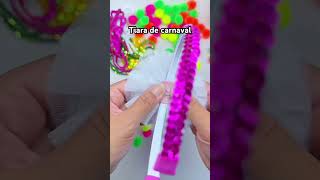 Tiara de carnaval  diy tutorial carnaval [upl. by Gorton422]