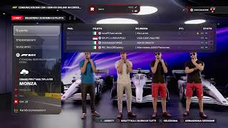 campionato F1 24 live Monza [upl. by Atnauqal514]