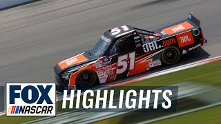 OVERTIME Corey Heim passes Eckes on final restart to win at Gateway  NASCAR ON FOX HIGHLIGHTS [upl. by Ellerol126]