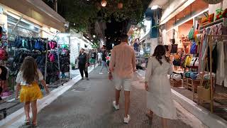 Vasiliki night walk  Lefkada Island in Greece [upl. by Adil]