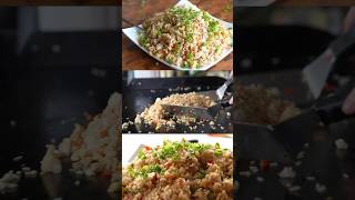 Matt Hussey shows you how to make Fried Rice on the Blackstone which always comes out perfectly [upl. by Baryram]