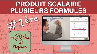 Appliquer plusieurs formules du produit scalaire 1  Première [upl. by Livvi]