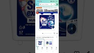 Surf Excel 3in1 Smart Shots Liquid Detergent For Front Load amp Top Load Washing Machines [upl. by Adah]