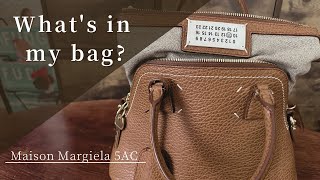 【Whats in my bag】メゾンマルジェラ5AC愛用者のバッグの中身紹介 [upl. by Chrisy420]