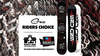 RIDERS CHOICE RC C3  20242025 GNU SNOWBOARD [upl. by Sturdivant]