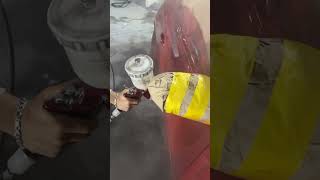 painting devilbiss clearcoatrepair art spraypaint viralvideo challenge like trending short [upl. by Halilak]