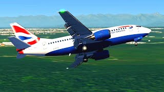 BRITISH AIRWAYS AWESOME TWIST amp TURN BEFORE LANDING [upl. by Hershel]