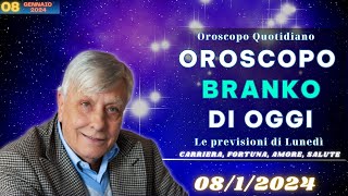 Oroscopo di Branko di oggi 812024  Le previsioni segno per segno [upl. by Malet849]