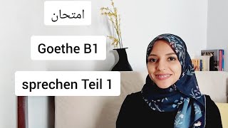 Goethe Zertifikat B1 sprechen Teil 1 gemeinsam etwas planen تحضير امتحان جوتة b1 [upl. by Flor149]