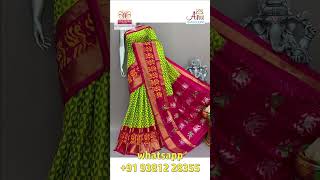 Pochampally Ikkat Pattu Sarees  Whatsapp No 919381228355 [upl. by Notaes]