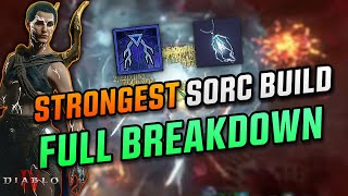 BEST SORC Build Indept GUIDE Shockuna Lightning Spear  S5 Diablo 4 [upl. by Eilojne992]