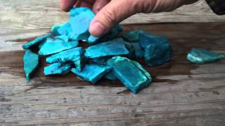 Gem Silica Chrysocolla Inspiration Mine Arizona USA GSVTK  5 [upl. by Reube]