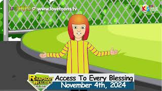 Todays Rhapsody of Realities for Early Readers  Monday 4th November 2024 [upl. by Adian]