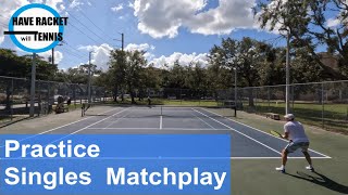 FL heat makes a comeback  Sat AM Practice Singles Matchplay [upl. by Ellebana967]