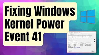 SOLVED Windows Kernel Power Event 41 Error Updated 2024 [upl. by Wolbrom933]