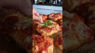 PizzateigRecycling😍 pizza backen rezept fy fyp [upl. by Anitsim]