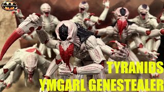 McFarlane Warhammer 40k Ymgarl Genestealer Tyranids Aliens Army Building Action Figure Review [upl. by Iatnohs151]