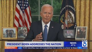 Biden gives first speech after dropping out of 2024 presidential election [upl. by Rednal]