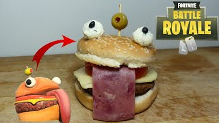 ON REFAIT LE BURGER DE FORTNITE  🍔⛏ [upl. by Nosirrah]