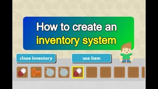 How to create an Inventory System  Easy Game Maker tutorial [upl. by Lazes]