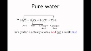 87 Pure Water amp the pH Scale [upl. by Inail116]