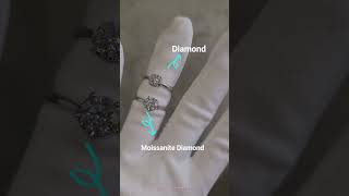 Bagaimana Kualitas Moissanite Diamond VS Real Diamond  MOISSANITE VS DIAMOND ORI WA 081234230126 [upl. by Lertnek]