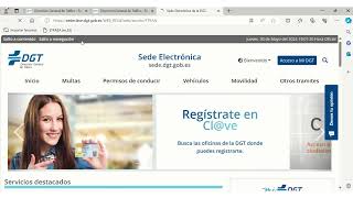 Tutorial de subsanación de solicitudes en Sede Electrónica DGT [upl. by Hillell]