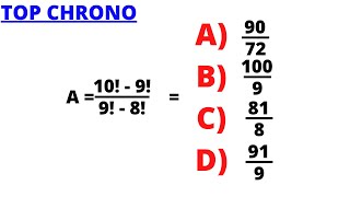 Calcul de factorielle TOP CHRONO [upl. by Ahsiekam654]