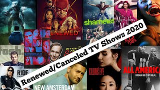 Canceled and Renewed TV Shows 2020 [upl. by Acinot]