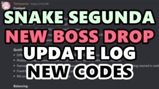 SNAKE SEGUNDA IS HERE  TYPE SOUL UPDATE LOG  NEW CODES [upl. by Anoniw]