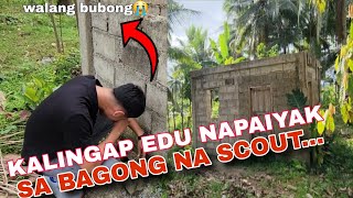 KALINGAP EDU MAY KAKAIBANG NA SCOUT  BAHAY NA WALANG BUBONG  Kalingap RAB [upl. by Aihtnys]