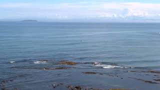 Coastal scenes from the beautiful Castle Walk at in the lovely fishing port of Crail Fife Scotland [upl. by Akihc953]