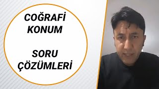 COĞRAFİ KONUM  SORU ÇÖZÜMLERİ [upl. by Caddaric]