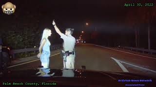 Pretty Lady Busted for DUI  Palm Beach County Florida  April 30 2022 [upl. by Akitnahs507]