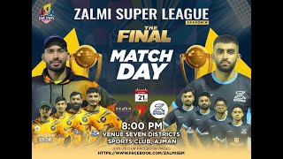 ZALMI SUPER LEAGUE SEASON 4 Grand FINAL Match 23 Z Games Vs Seven Districts 21th Oct 2024 [upl. by Duval]