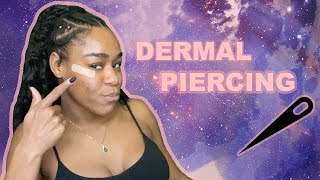 Getting a Dermal Piercing On My Face adrenalinetoronto [upl. by Kampmeier]