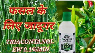 Agri star ka Peak boosterTriacontanol Ew 01Min power grow 🪴Growth regulator Agrostar [upl. by Nannette172]