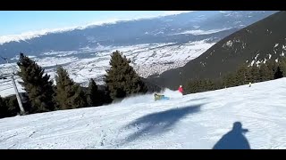 Thrills and Spills Afternoon Adventure Bansko 2024 Ski Action Snow Report [upl. by Tillie980]