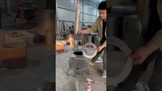 Rural firewood coal heating cooking stove Haoyang heating stove manufacturer [upl. by Anitsirt]