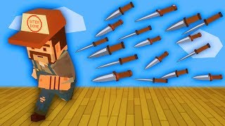 1000 SLOW MO KNIVES CHALLENGE Just In Time VR [upl. by Heinrik901]